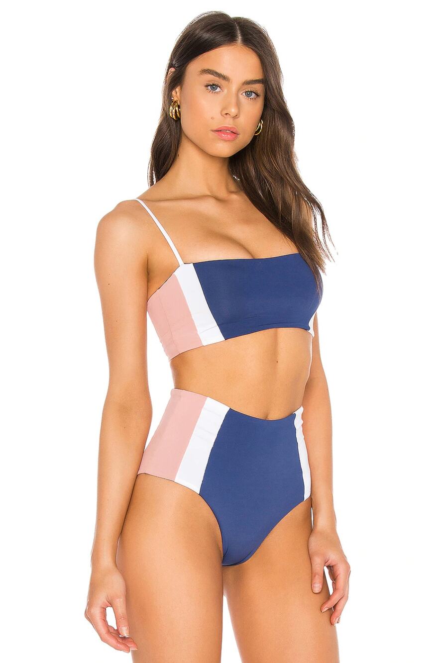 l*space Indigo Rebel Heart Blue Bikini Top